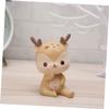 Alipis 2-Piece Resin Cartoon Deer Cake Ornaments view 4