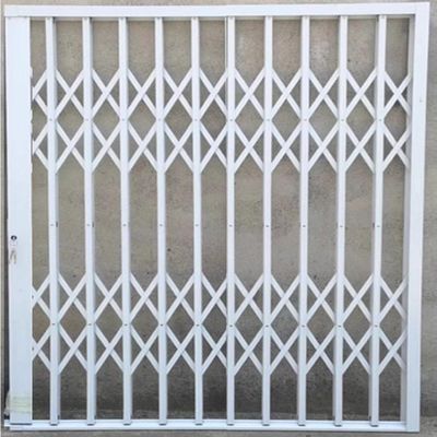 Push-Pull Folding Security Window Grille, Retractable Burglar Protection for Doors and Windows