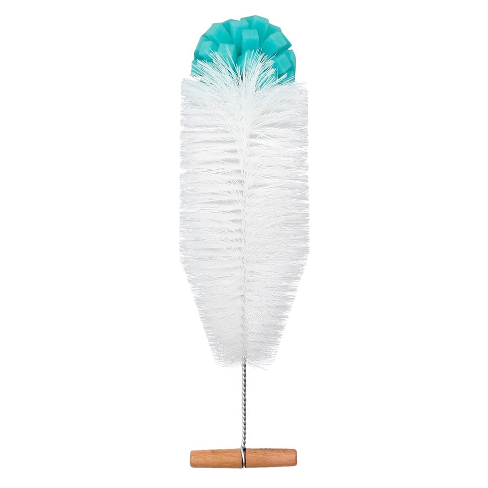 33 cm Bottle Brush with Sponge Head, Reusable