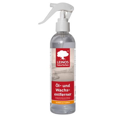 LEINOS Oil and Wax Remover 948, 250 ml Cleaner for Wood and Metal