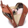 Forcipower Collaboraten1 Crossbody Leather Bag, Anti-Theft Vintage Adjustable Shoulder Messenger Bag (Blue) view 3