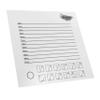 Acrylic Lash Extension Tray with Integrated Measurement Scale view 1