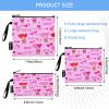 RPLIFE Cute Bears Pink Heart Reusable Zipper Snack Bags, Set of 3 (S/M/L) view 3
