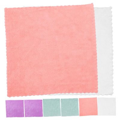 PACKOVE 8-Pack Soft Polyester Coral Fleece Washcloths