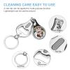 Nail Clipper with Blue Stained-Glass Puppy, Bow and Headband Design view 3