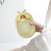 Portable 2-in-1 Dog Water Bottle with Bowl, Leakproof, Yellow, 21 x 14 cm view 4