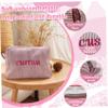 Personalized Seersucker Makeup Bag with Name Embroidery view 3