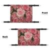 InOmak Light Pink Rose-Texture Cat Hammock, Soft Double-Sided Hanging Bed for Small Dogs and Pets, L view 2