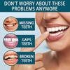 Ayyecoeeye Adjustable-Buckle Whitening Artificial Teeth Denture, Silicone Reline Denture Set, for Men and Women (1 Set) view 4