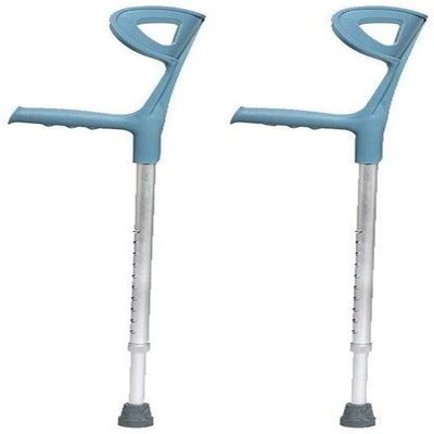 OUBBDVRT Adjustable Forearm Crutches with Comfortable Grip