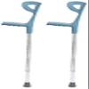 OUBBDVRT Adjustable Forearm Crutches with Comfortable Grip view 1