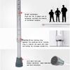OUBBDVRT Adjustable Forearm Crutches with Comfortable Grip view 2