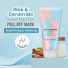 DK Korean Rice & Ceramide Glass Skin Peel-Off Mask for Instant Brightening, Smoother Complexion, All Skin Types, 60 g view 2