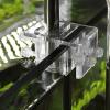 Grcfumo 2-Piece Clear Acrylic Aquarium Hose Holder Clips view 3