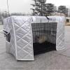 Insulated Windproof Dog Crate Cover for Outdoor Use, Fits 95 x 65 x 85 cm Crates view 1