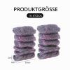 Biglumin 10-Piece Steel Wool Soap Pads with Pot Brush view 2