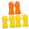 VALICLUD 3 Pairs Reusable Rubber Dishwashing Gloves with Extended Cuffs view 1