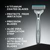 Wilkinson Sword Quattro Essential Men's Razor Refills, 24 Blades view 2