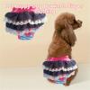 YYDPYZBD Female Dog Diapers, Menstrual Pants, Breathable Cotton Puppy Diaper with Bow, 7-XL view 2