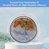 CAPASTEC Silver Pill Box with 3 Compartments and Mirror, 1 pc view 2