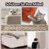 Self-Adhesive Cat Scratching Mat – Sofa Scratch Protector, DIY Cuttable, 60 × 30 cm, Off-White view 4