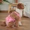 YYDPYZBD Washable Female Dog Diapers, Yellow, Size M, 2.5–4 kg view 3