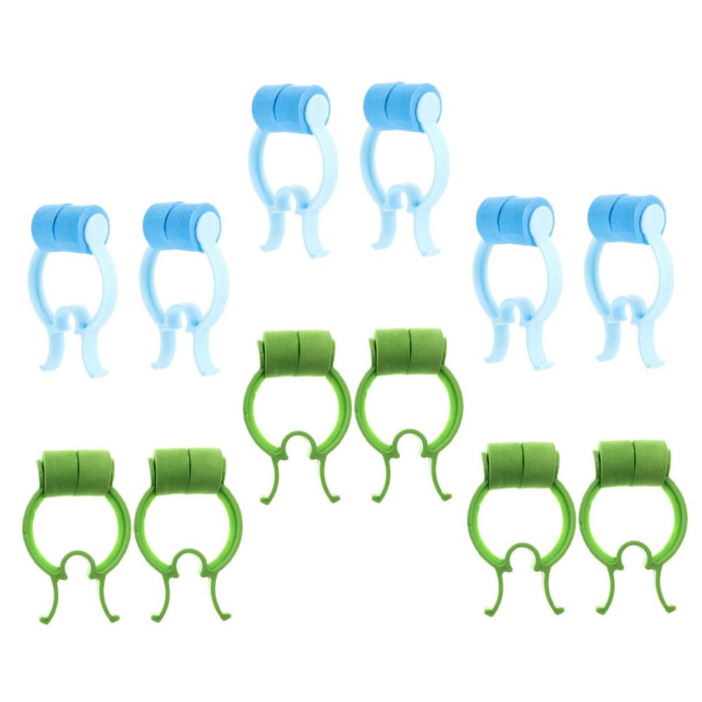 Ipetboom Practical POM and EVA Nasal Clips, 12 Pack, Lightweight and Non-Slip