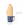 VALICLUD Portable Plastic Toothbrush Holder for Travel view 3