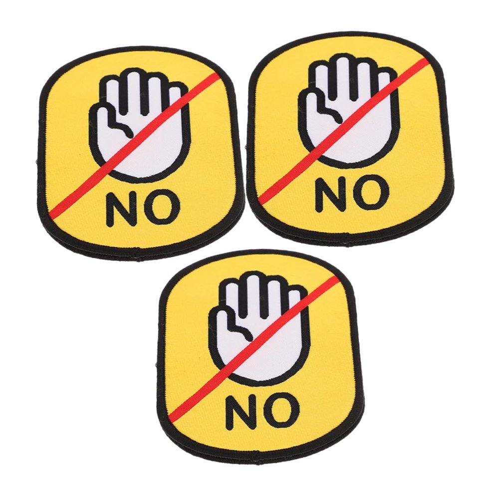 Pack of Warning Stickers for Dog Leashes and Collars