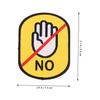Pack of Warning Stickers for Dog Leashes and Collars view 2