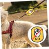 Pack of Warning Stickers for Dog Leashes and Collars view 4