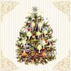 3-Ply Paper Napkins, 25 x 25 cm, 20 Count – Vintage Christmas Tree view 1