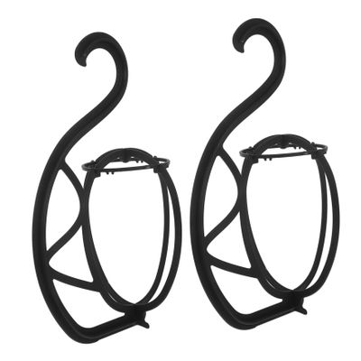 Ipetboom 2-Piece Hanging Wig Holder Display Stand