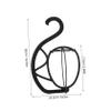 Ipetboom 2-Piece Hanging Wig Holder Display Stand view 2