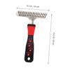 UPKOCH Dog Grooming Comb, Plastic and Metal, for Removing Knots and Dander view 2