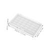 Empty 24-Compartment Lipstick Palette, White, ABS/PP, 2-Piece Set view 2