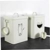 IMIKEYA Airtight Iron Dog Food Storage Container view 2