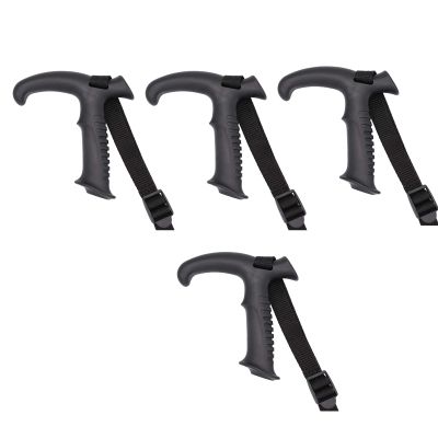Duyeuau 4-Pack Straight/Curved Trekking Pole Replacement Handles