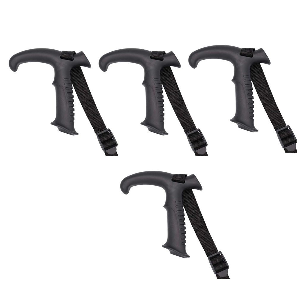 Duyeuau 4-Pack Straight/Curved Trekking Pole Replacement Handles