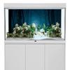 MIRRORANG 120 x 46 cm Gothic Aquarium Background, Forest Trees at Night, Halloween Vinyl, Spooky, for 20-Gallon Aquariums view 2