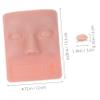 1-Set Eyelash Extension Practice Mannequin Head with Replaceable Eyelids view 2