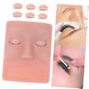 1-Set Eyelash Extension Practice Mannequin Head with Replaceable Eyelids view 3