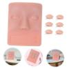 1-Set Eyelash Extension Practice Mannequin Head with Replaceable Eyelids view 4