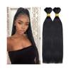 16-Inch Straight Brazilian Human Hair for Braids, Weftless, 100 g/Pack view 1