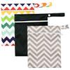 HANABASS Zippered Diaper Bags, 3-Pack, 20 x 25 cm, PVC view 1
