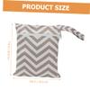 HANABASS Zippered Diaper Bags, 3-Pack, 20 x 25 cm, PVC view 3