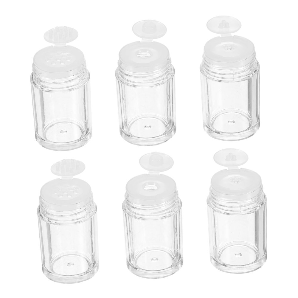 10 ml Refillable Powder Bottle for Loose Powder, Transparent