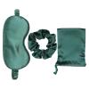 OUNONA Stress-Relieving Silk Sleep Masks, 3-Pack, Green view 1