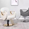 SONGYL-20249 Adjustable and Swivel Salon Barber Chair, Gray view 4
