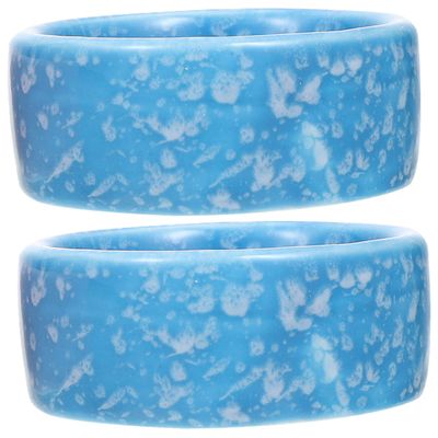 JOINPAYA Ceramic Hamster Bowls, 2-Pack